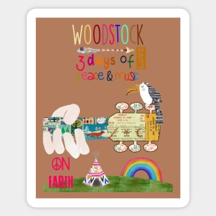 Woodstock for Kids Sticker